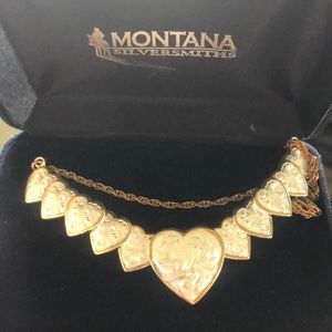 Montana Silversmiths heart necklace